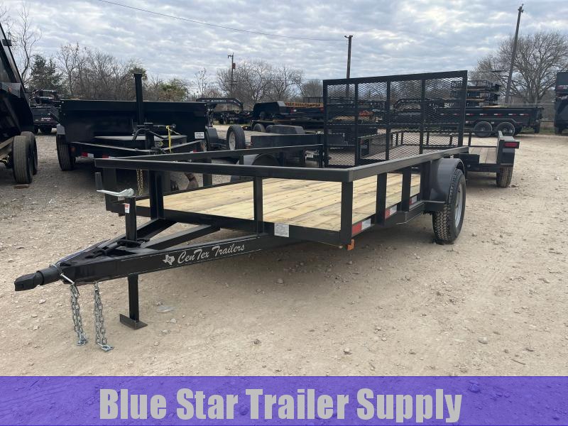 PRO 76 X 12 Single Axle Gated Utility Trailer PRO 76 X 12 Single Axle Gated Utility Trailer