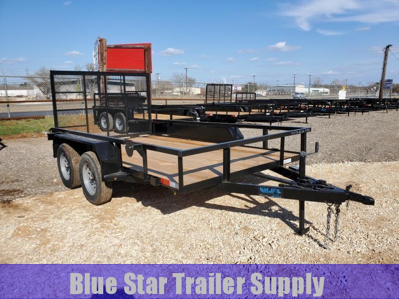 78 X 12 Tandem Axle Gated Utility Trailer 78 X 12 Tandem Axle Gated Utility Trailer