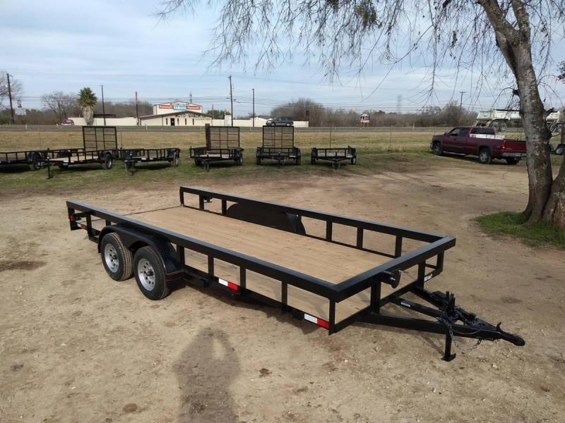 83 X 20 Tandem Axle Utility Trailer w/ Brakes & Ramps 83 X 20 Tandem Axle Utility Trailer w/ Brakes & Ramps