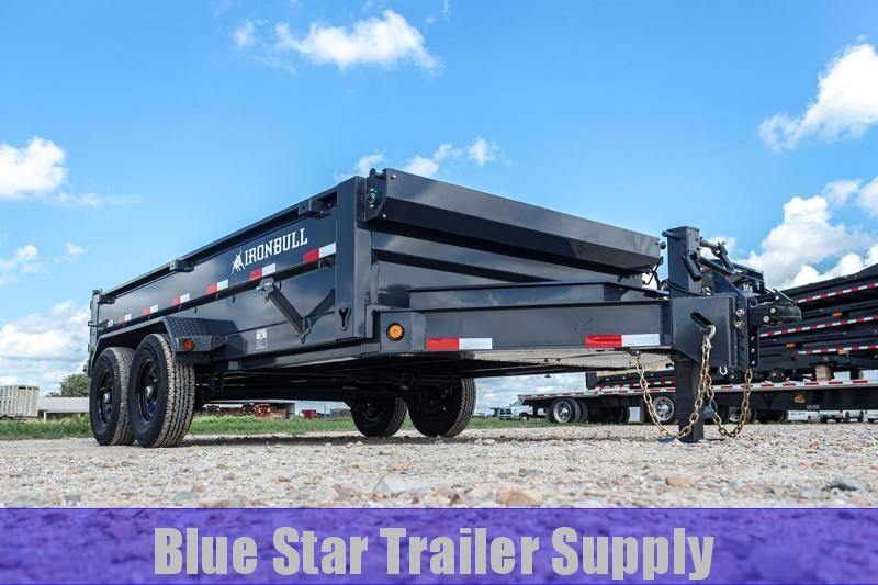 7 X 14 Bumper Pull Dump Trailer - Iron Bull DWB 14k 7 X 14 Bumper Pull Dump Trailer - Iron Bull DWB 14k