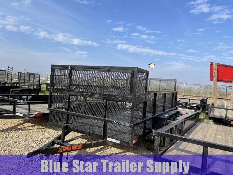 78 X 12 Tandem Axle Gated Landscape Trailer 78 X 12 Tandem Axle Gated Landscape Trailer