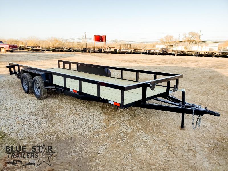 83 X 20 Tandem Axle Utility Trailer w/ Brakes & Ramps 83 X 20 Tandem Axle Utility Trailer w/ Brakes & Ramps