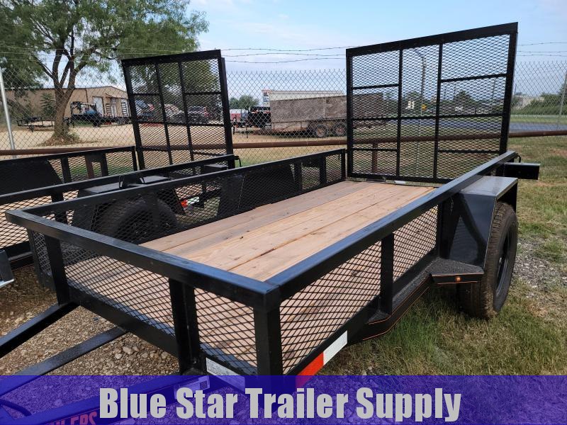 5 X 10 Single Axle Gated Trailer w/ Mesh Sides 5 X 10 Single Axle Gated Trailer w/ Mesh Sides