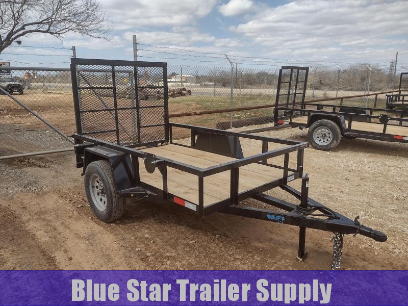 5 X 8 Single Axle Gated Utility Trailer 5 X 8 Single Axle Gated Utility Trailer