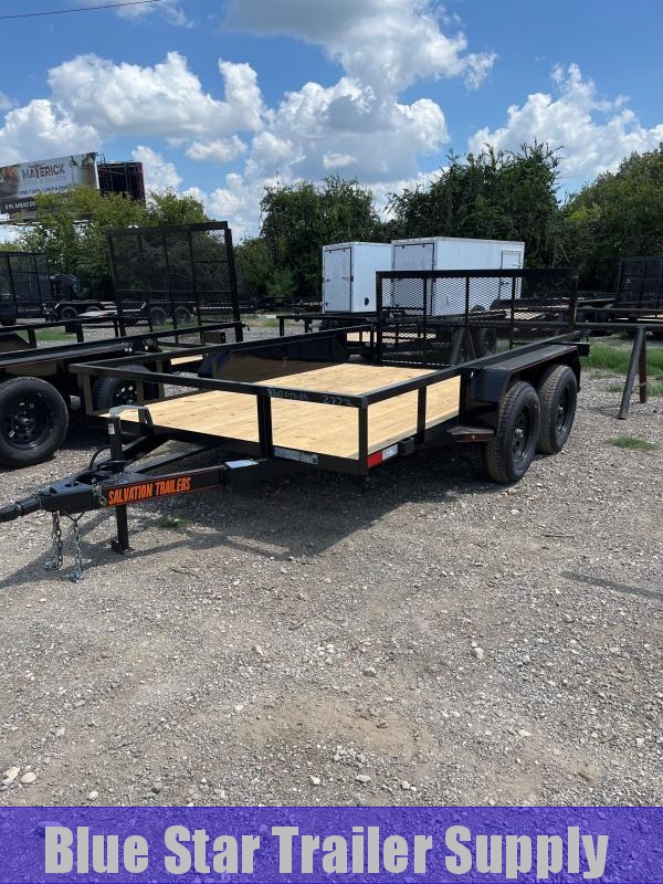 83 X 12 Tandem Axle Dovetail Gated W/ Brakes Utility Trailer 83 X 12 Tandem Axle Dovetail Gated W/ Brakes Utility Trailer