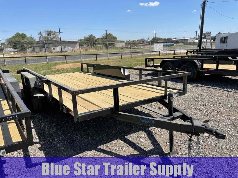 78 X 16 Tandem Axle Standard Utility Trailer 78 X 16 Tandem Axle Standard Utility Trailer