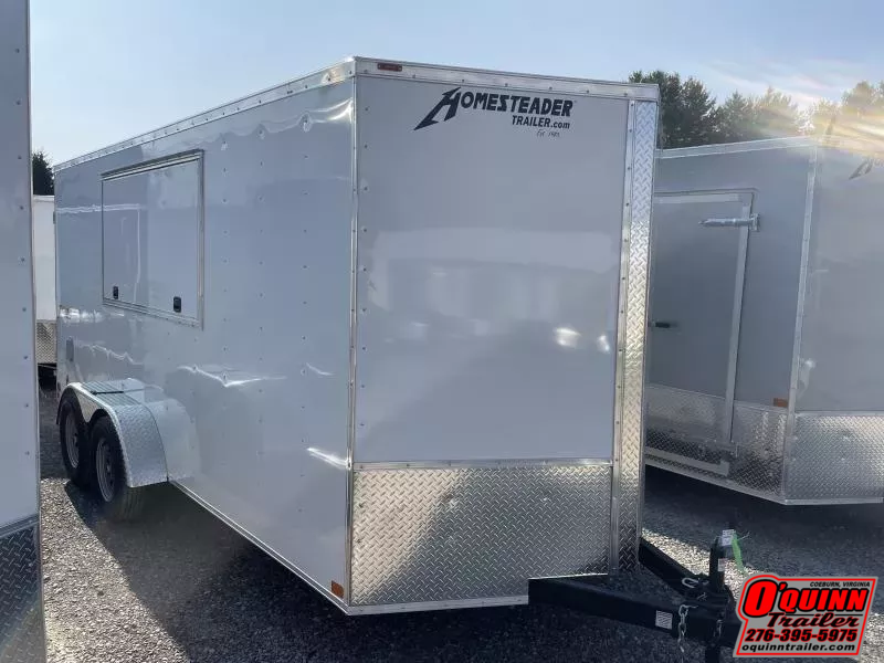 2026 Homesteader 7x16 Intrepid Concession 6in extra height Enclosed Cargo Trailer