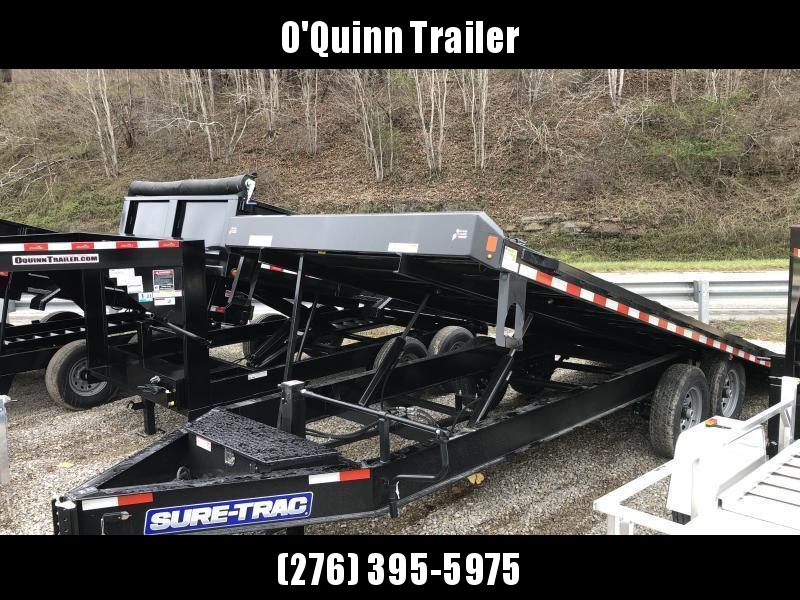 2023 Sure-Trac 102x22 15K Bumper/Pintle Hydraulic Tilt Deckover Equipment Trailer 2023 Sure-Trac 102x22 15K Bumper/Pintle Hydraulic Tilt Deckover Equipment Trailer