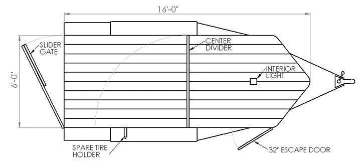 new Stock / Stock Combo Trailers Valley Trailers  for sale, in Coeburn, VA Thumbnail 3