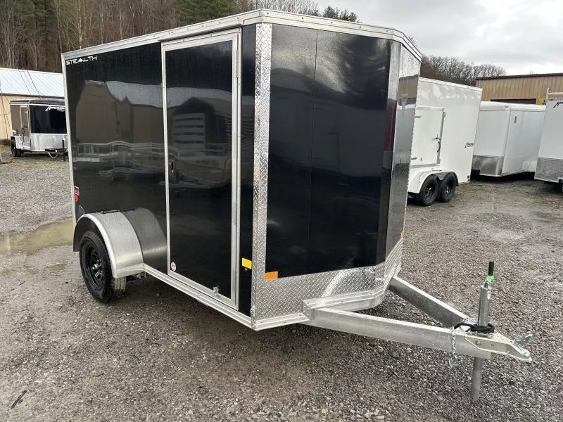 2026 Alcom-Stealth 6x10 XLT Pro Aluminum sd ramp Cargo / Enclosed Trailer