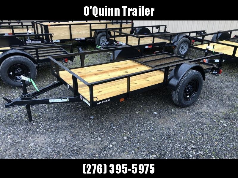 2023 Triple Crown 5x10 single axle w/gate Utility Trailer 2023 Triple Crown 5x10 single axle w/gate Utility Trailer