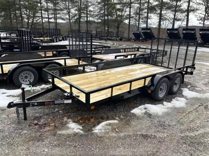 2025 76X16 gate brake DOVETAIL Utility Trailer