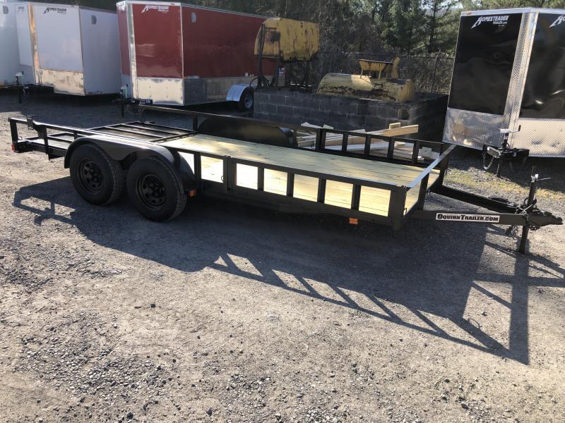 2022 Triple Crown 82x16 tandem axle side load ramps w/gate Utility