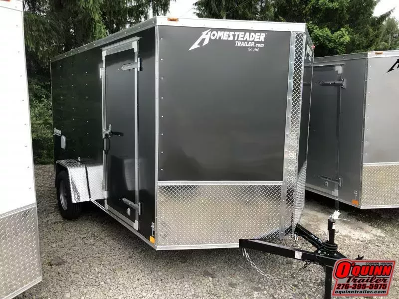 2026 Homesteader 7x12 Intrepid ramp door single axle Enclosed Cargo Trailer