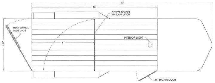 2026 Valley Trailers 6'8"x16' HD 12K Gooseneck Stock Trailer