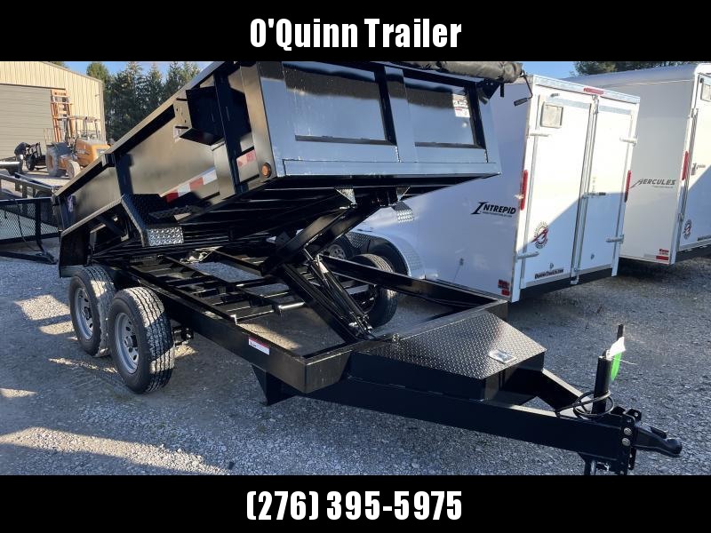 Hawke Trailers 6X12 5TON Low Profile WITH TARP AND RAMPS Dump Trailer