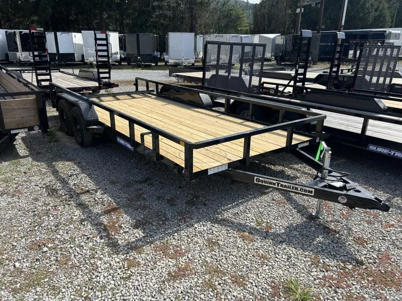 2026 Sure-Trac 82x18 Dovetail Tube Top w/gate Utility Trailer