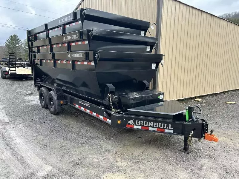 2026 Norstar DBB14 16' Bumper Pull Roll Off Dumpster Trailer 14K w/ 3 BINS Dump Trailer