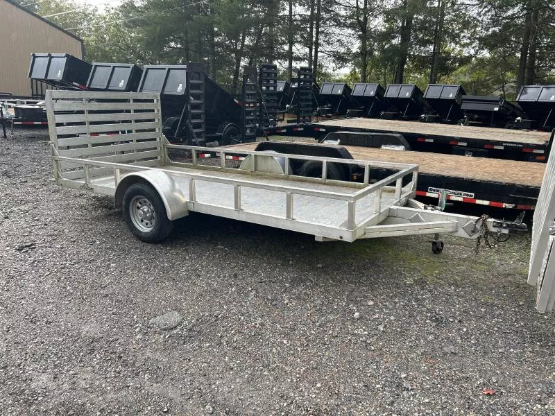 2020 Adam *USED 2020* 14ft all aluminum single axle w/gate Utility Trailer