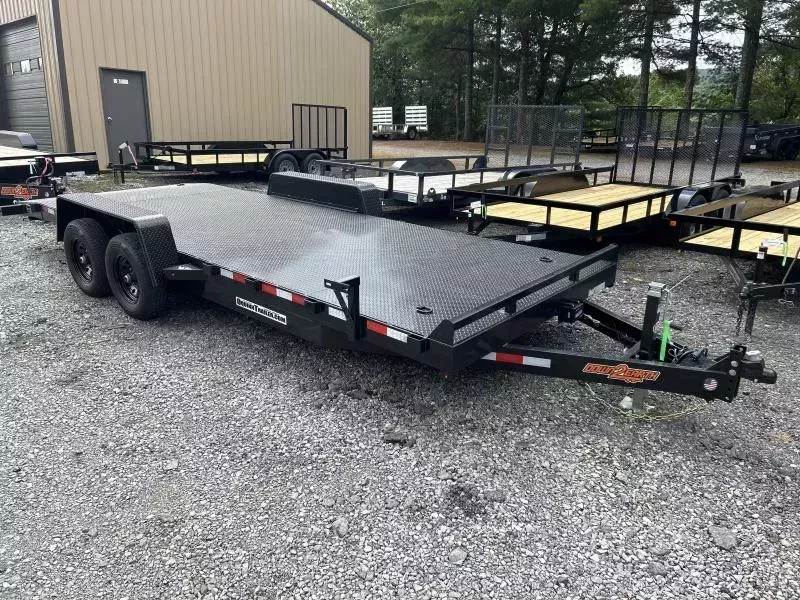2026 Down 2 Earth Trailers 82x20 5TON STEEL FLOOR  REMOVABLE FENDERS Car / Racing Trailer