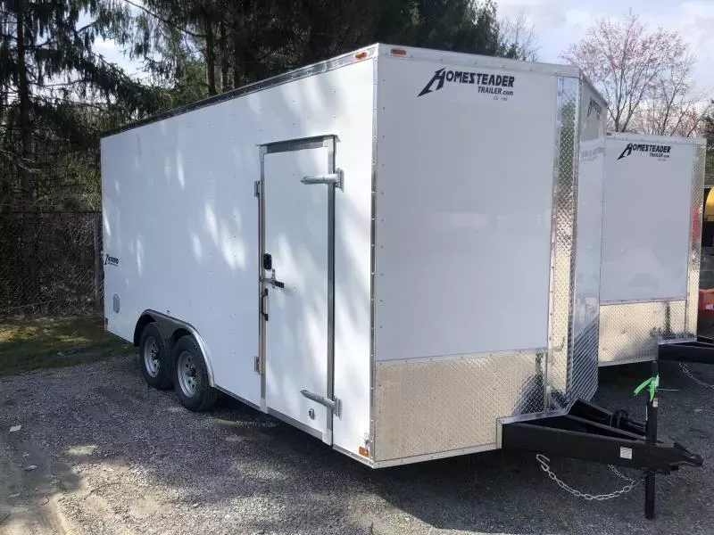2026 Homesteader 8.5X16 Intrepid SD RAMP 7FT TALL