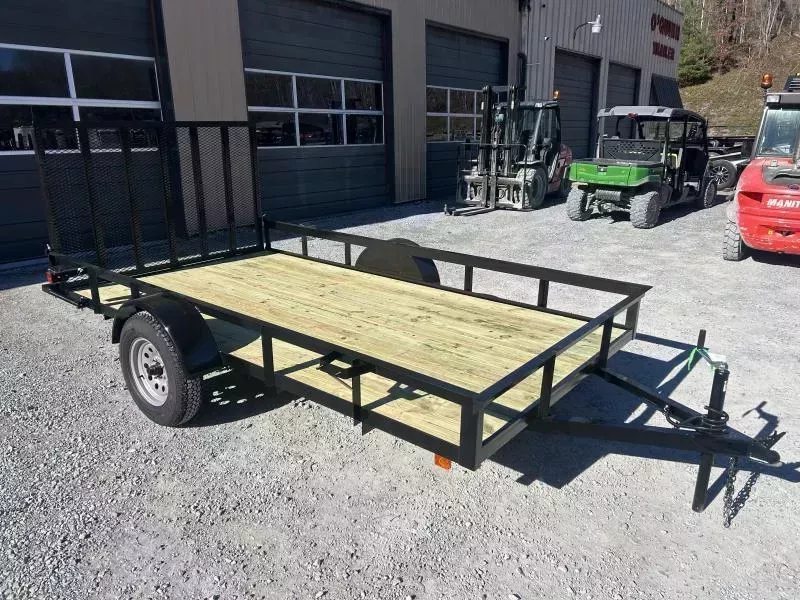 2026 76x12 spring assist gate single axle Utility Trailer