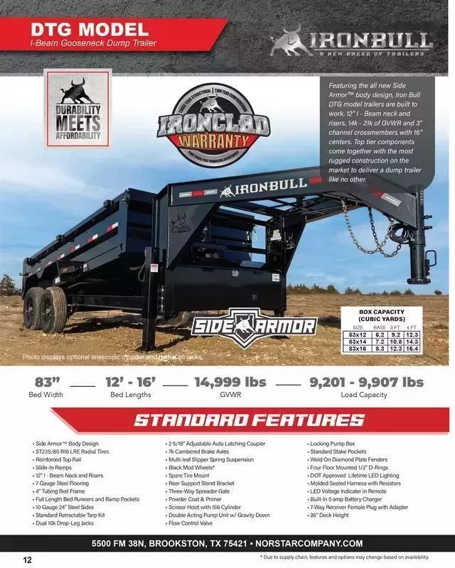new Dump Trailers Norstar  for sale, in Coeburn, VA Thumbnail 8