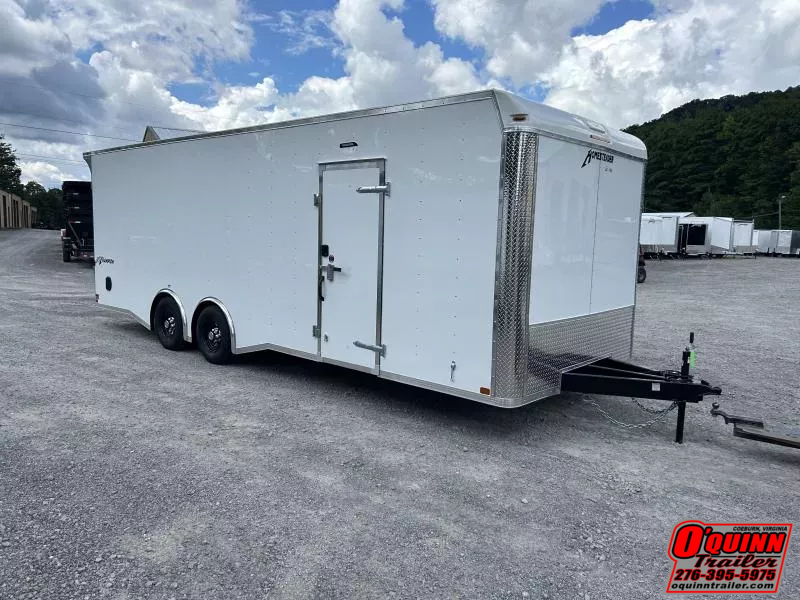 2026 Homesteader 8.5X24 CHAMPION 7' tall 5 ton wider ramp rear spoiler spread axle car hauler Enclosed Cargo Trailer