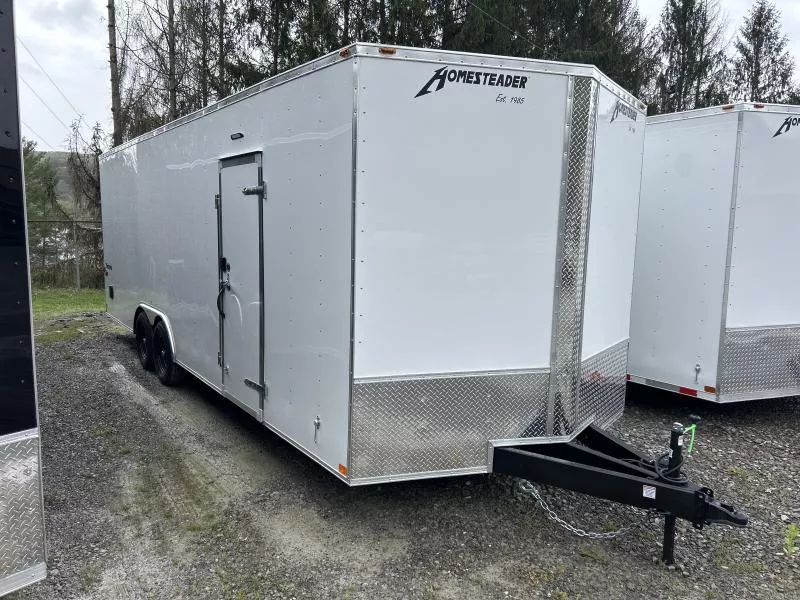 2026 Homesteader 824 intrepid HD 5 ton 7'tall wider ramp escape door car hauler Enclosed Cargo Trailer