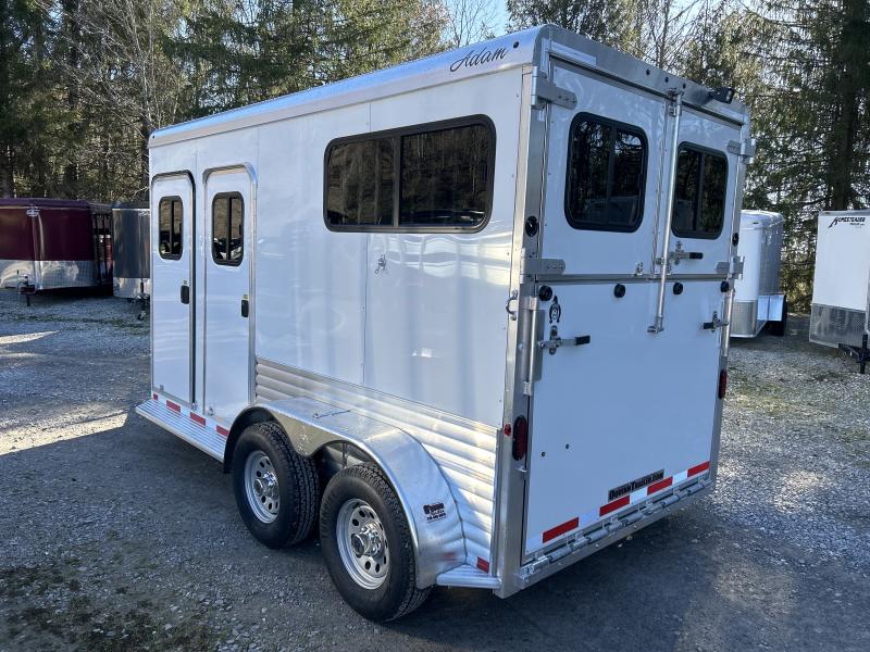 2024 Adam Ju-Lite 710AF-WB 2Horse Straight Aluminum Horse Trailer in ...