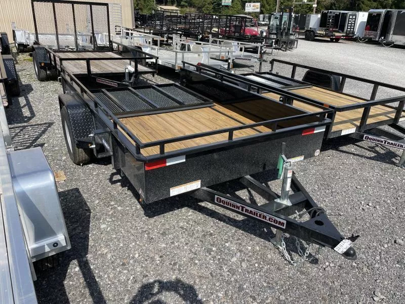 2026 Sure-Trac 6x10 Single Axle Solid Steel Sides Utility Trailer