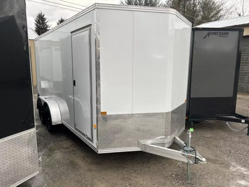 2026 Alcom-Stealth 7x16 6in extra ht XLT Pro Aluminum sd ramp Cargo / Enclosed Trailer