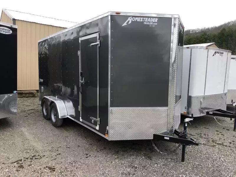 2026 Homesteader 7x16 Intrepid 1ft extra height sd ramp Enclosed Cargo Trailer