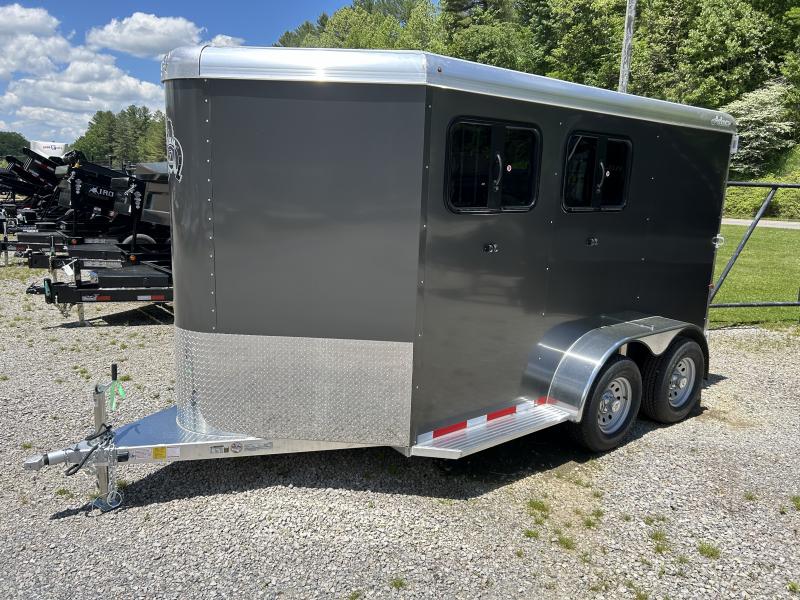 2024 Adam Rustler 2 Horse Slant windows and color upgrade Aluminum ...