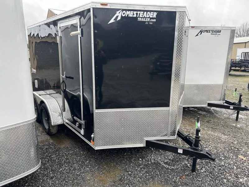 2026 Homesteader 7x12 Intrepid sd ramp 6'6" Tall Tandem Enclosed Cargo Trailer