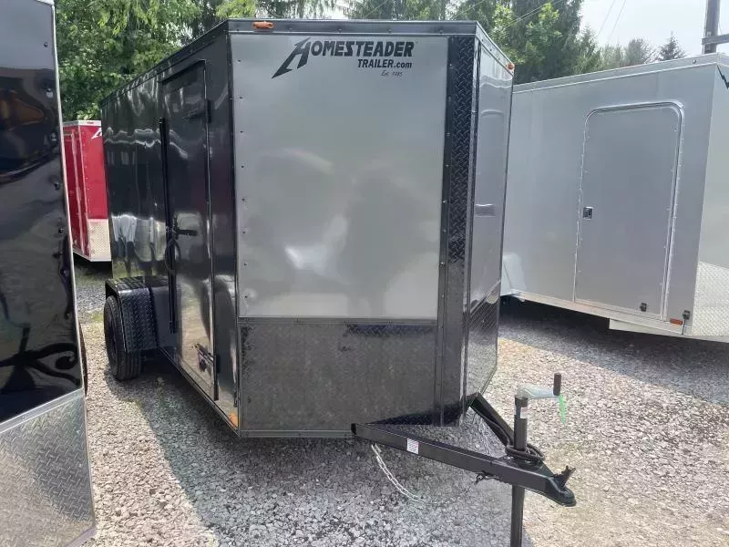 2026 Homesteader Inc. 6x12 intrepid blackout single axle ramp Enclosed Cargo Trailer