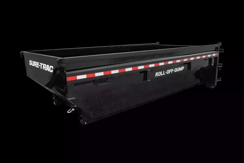 2025 Sure-Trac 16ft 4ft sides Roll Off Dump Bin