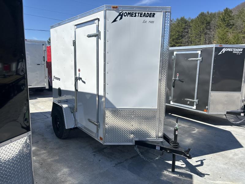 2025 Homesteader Inc. 5x8 Intrepid sd ramp 6.5ft tall Enclosed Cargo Trailer
