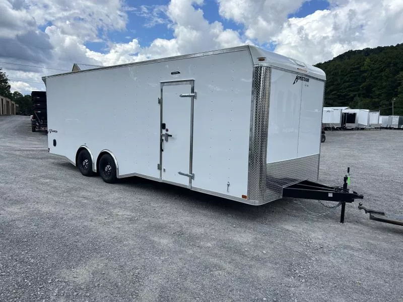 2026 Homesteader 8.5X24 CHAMPION 7' tall 5 ton wider ramp rear spoiler spread axle car hauler Enclosed Cargo Trailer
