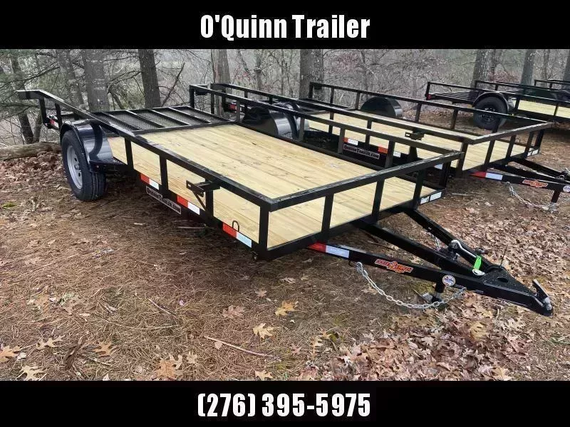 2026 Down 2 Earth 76x14 single axle w/gate Utility Trailer