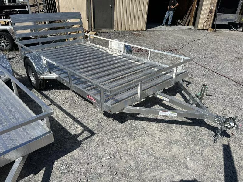 2025 Cherokee Trailers 81x12 Aluminum open plank floor single axle w/gate Utility Trailer