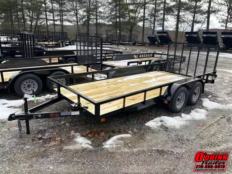 2025 76X16 gate brake DOVETAIL Utility Trailer