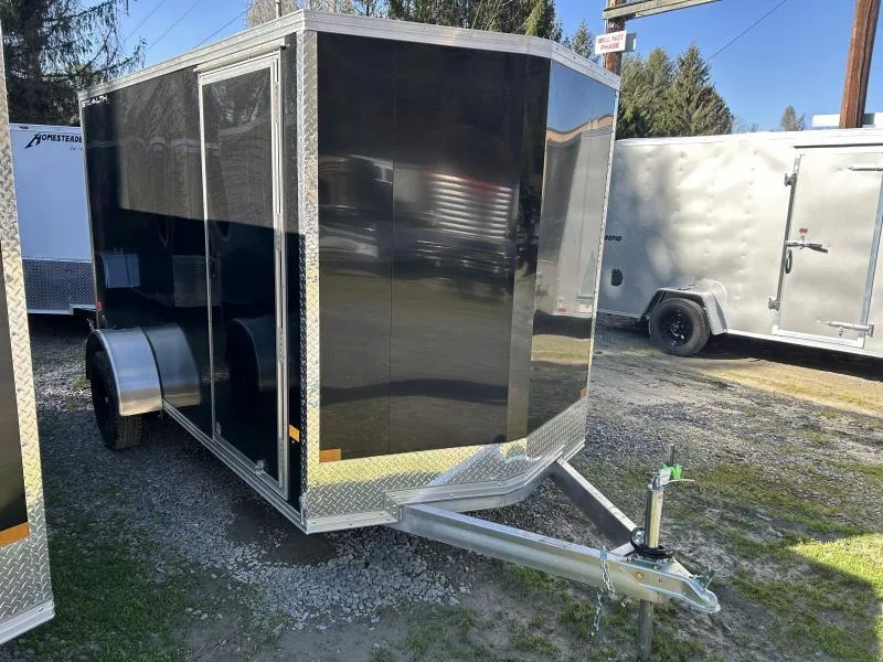 2026 Alcom-Stealth 6x12 XLT Pro Aluminum sd ramp 6in extra ht Cargo / Enclosed Trailer