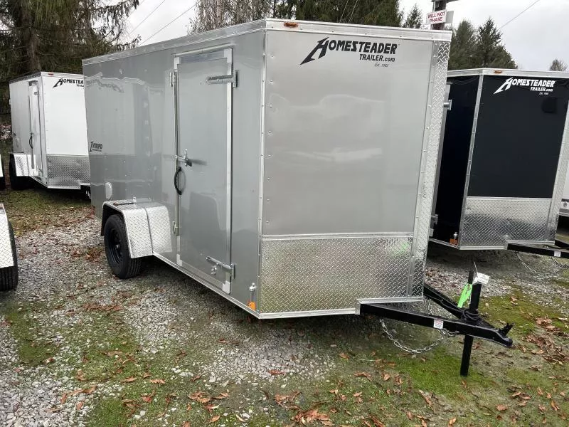 2026 Homesteader 7x12 Intrepid ramp door single axle Enclosed Cargo Trailer