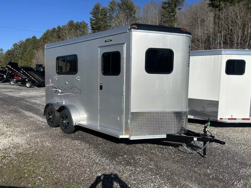 2026 Homesteader Stallion 2 Horse Slant INSULATED 213SB Horse Trailer