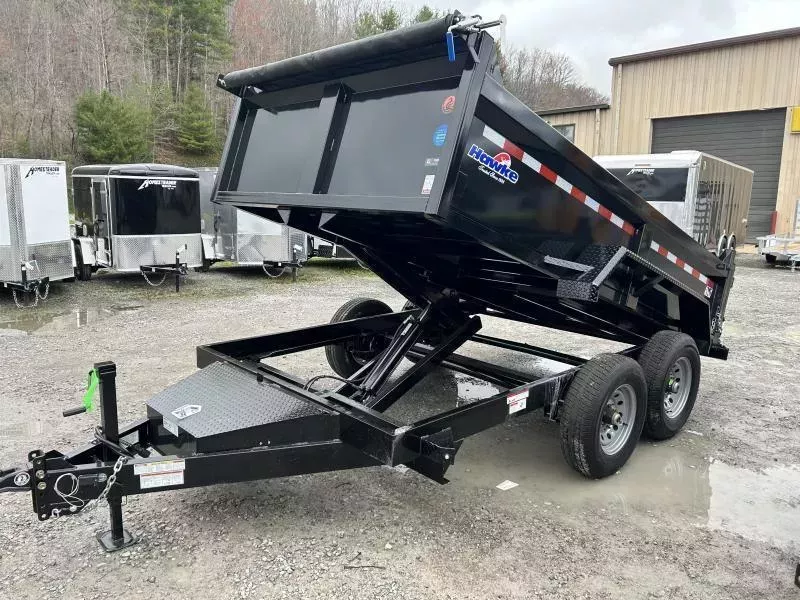 2026 Hawke Trailers 7X12 6TON  WITH TARP Dump Trailer