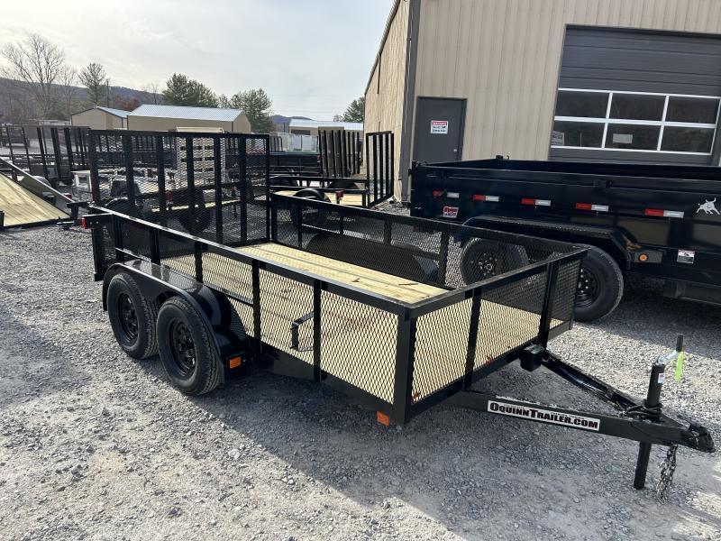 2024 Other (Not Listed) 76X12 2ft Mesh Sides gate brake tandem Utility Trailer 0ZPODIa233i0