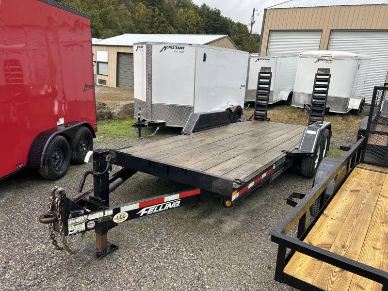 2015 Felling Trailers *Used 2015* 20ft 12.5K Stand Up Ramps Equipment Trailer