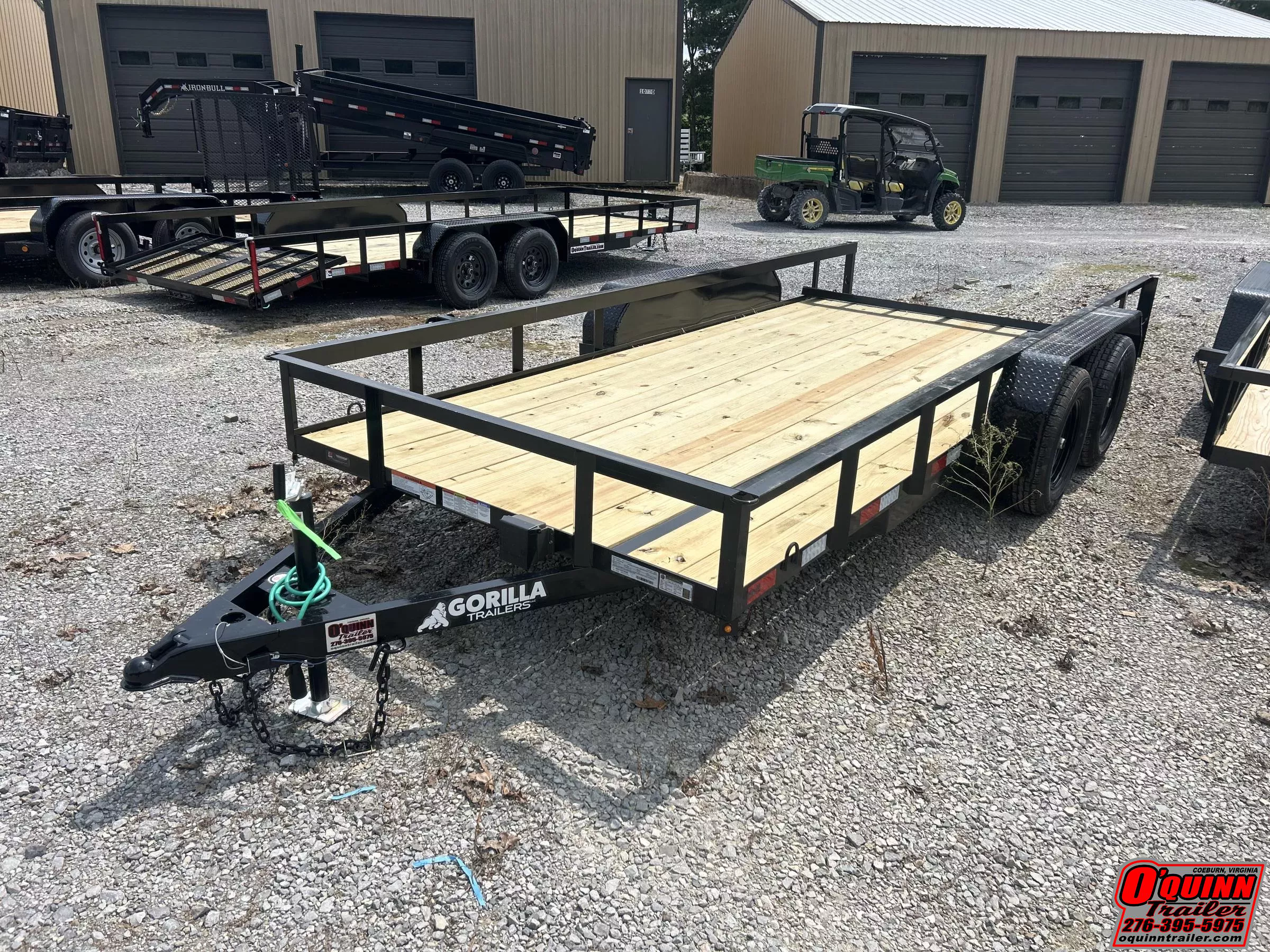 2026 Gorilla 76x16 Dovetail w/gate Utility Trailer | O Quinn