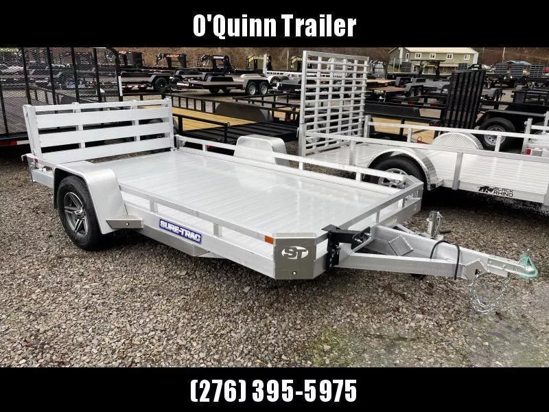 78X12 Sure Trac Single Axle All Aluminum Utility Trailer